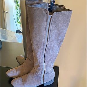 Grey Tall Boots